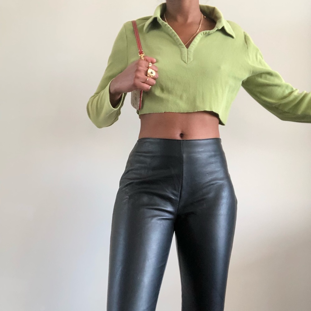 Vintage Faux leather pant